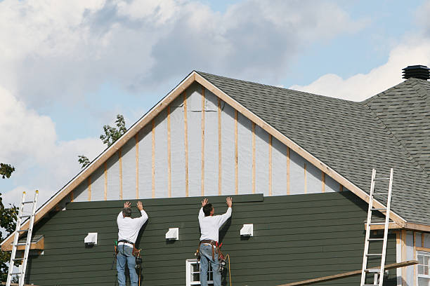 Professional Siding technician working in Sparrows Point, MD
